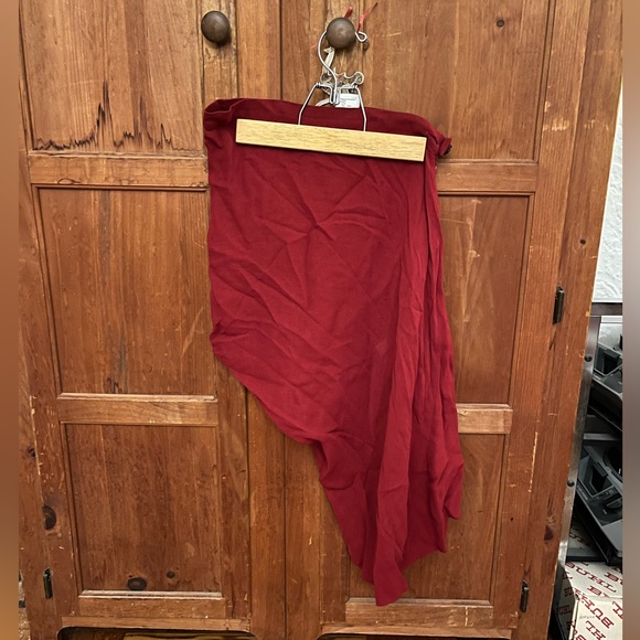 Draped Red Vivienne Westwood Skirt - Picture 7 of 12